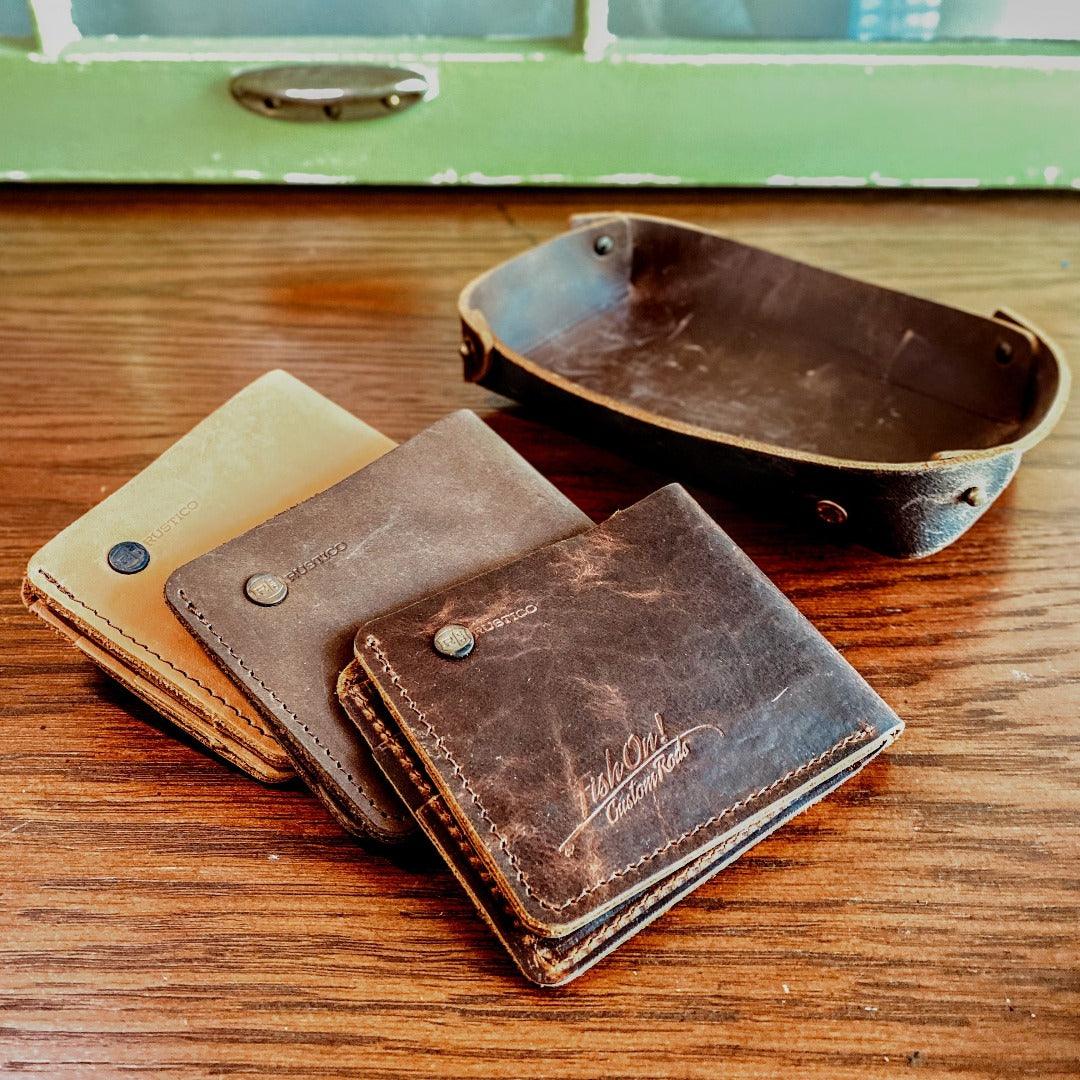 Personalized Fly Fishing Wallet – Leather Crafted Design