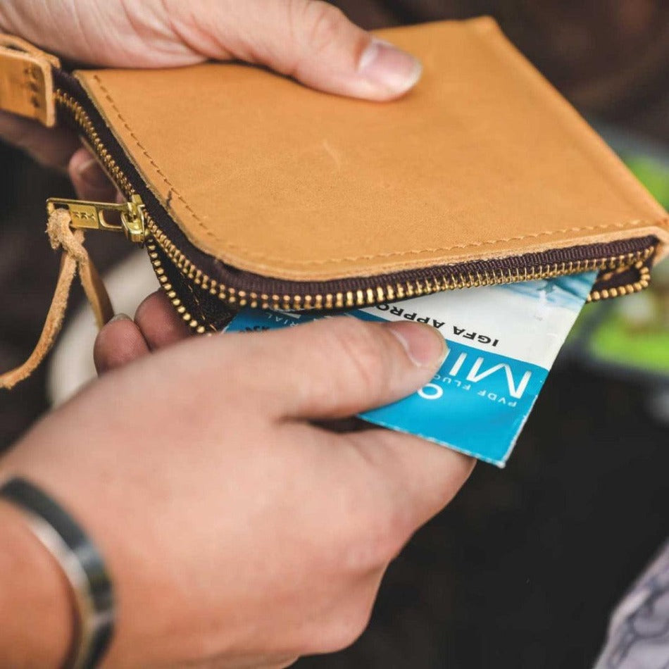 Leather Leader Wallet Pro Edition - Fish On! Custom Rods