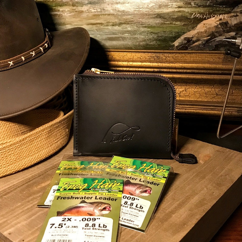 Leather Leader Wallet Pro Edition - Fish On! Custom Rods