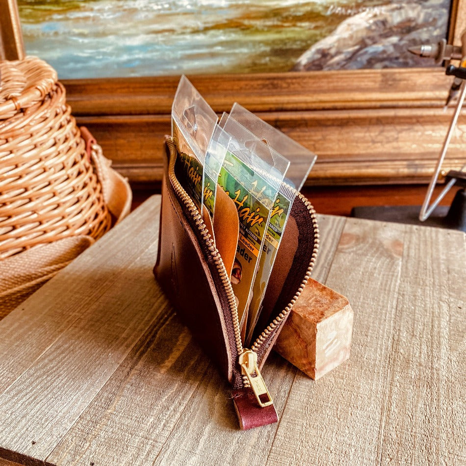 Leather Leader Wallet Pro Edition - Fish On! Custom Rods