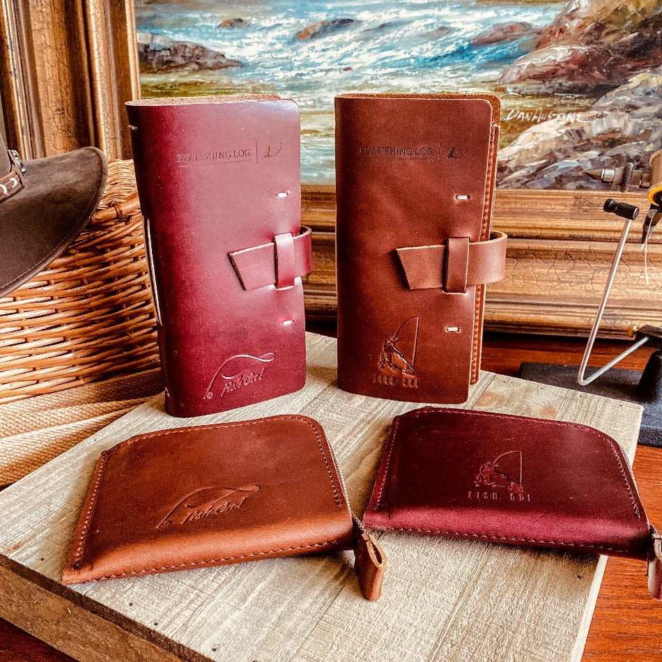 Leather Leader Wallet Pro Edition - Fish On! Custom Rods