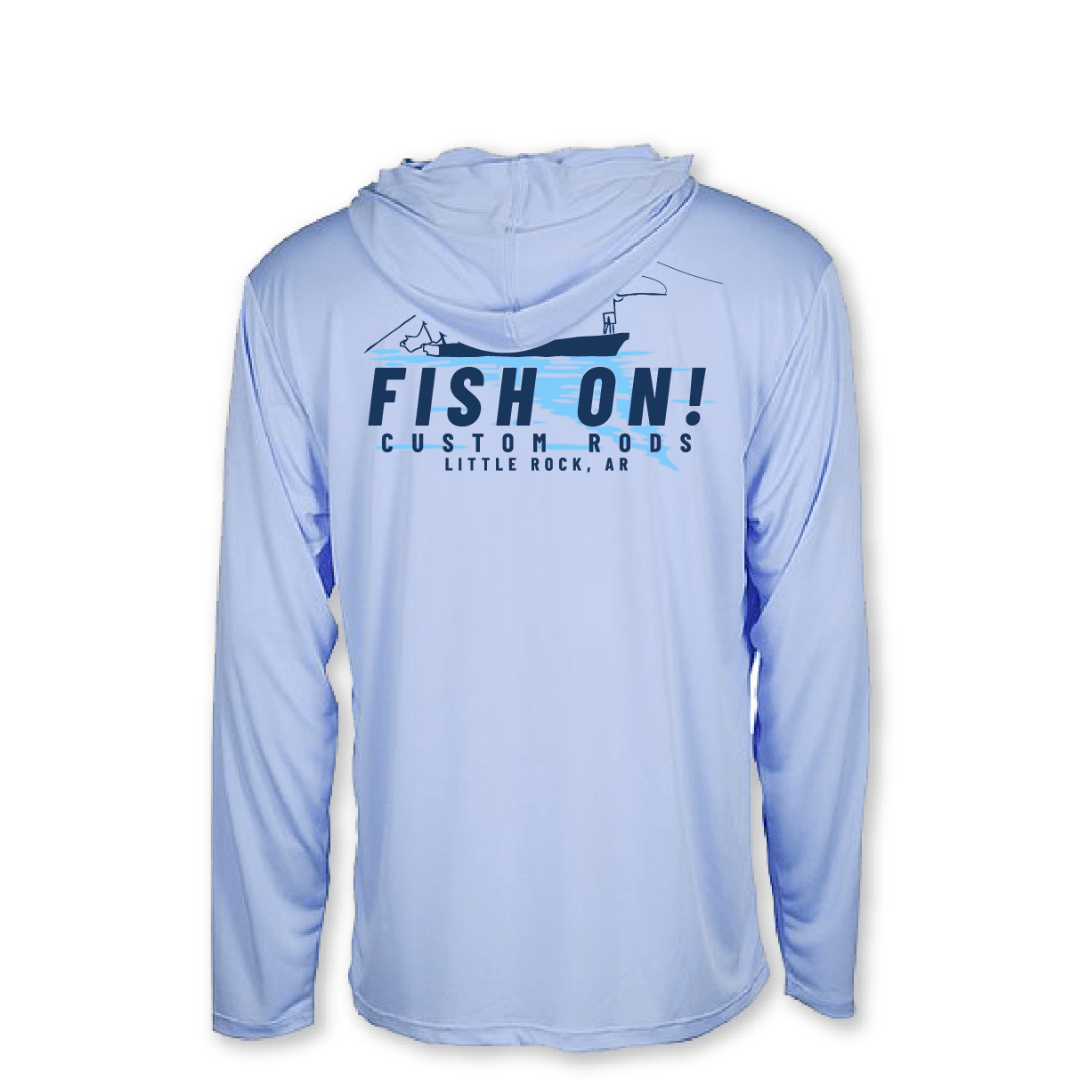 Fish On! Performance Sun Hoodie Small / Tropical Water