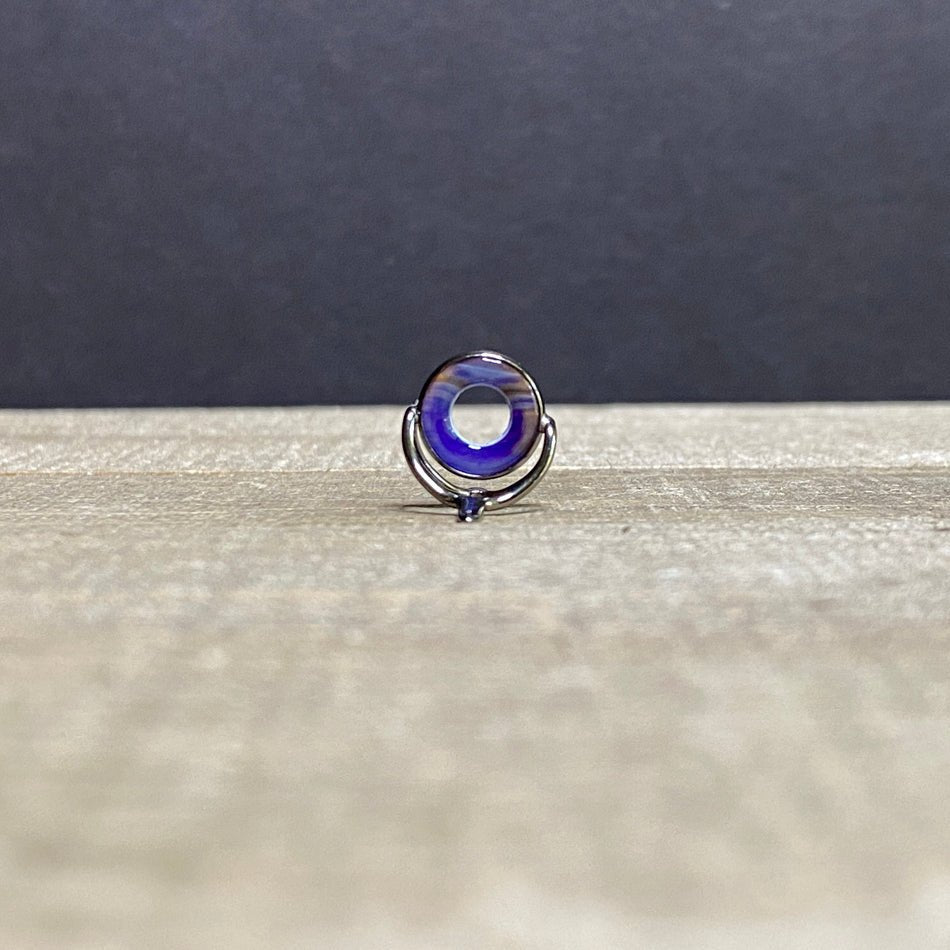 10mm Agate Stripping Guide Black Nickel - Fish On! Custom Rods