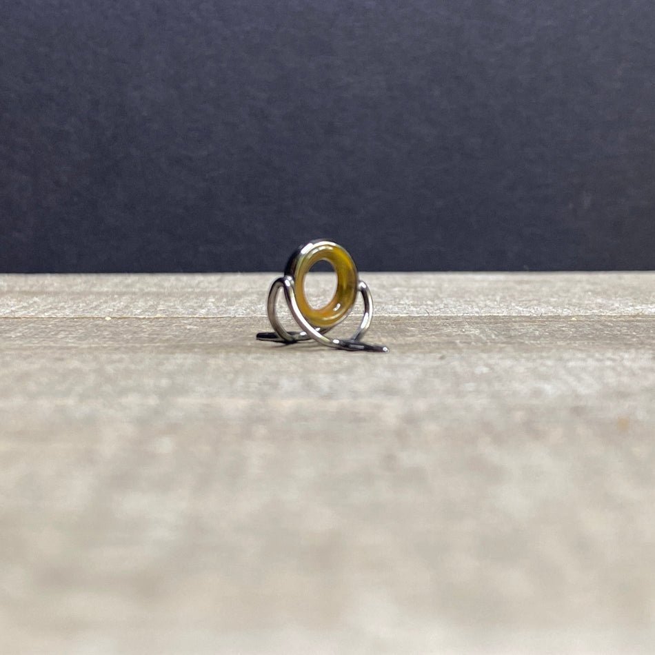 10mm Agate Stripping Guide Black Nickel - Fish On! Custom Rods