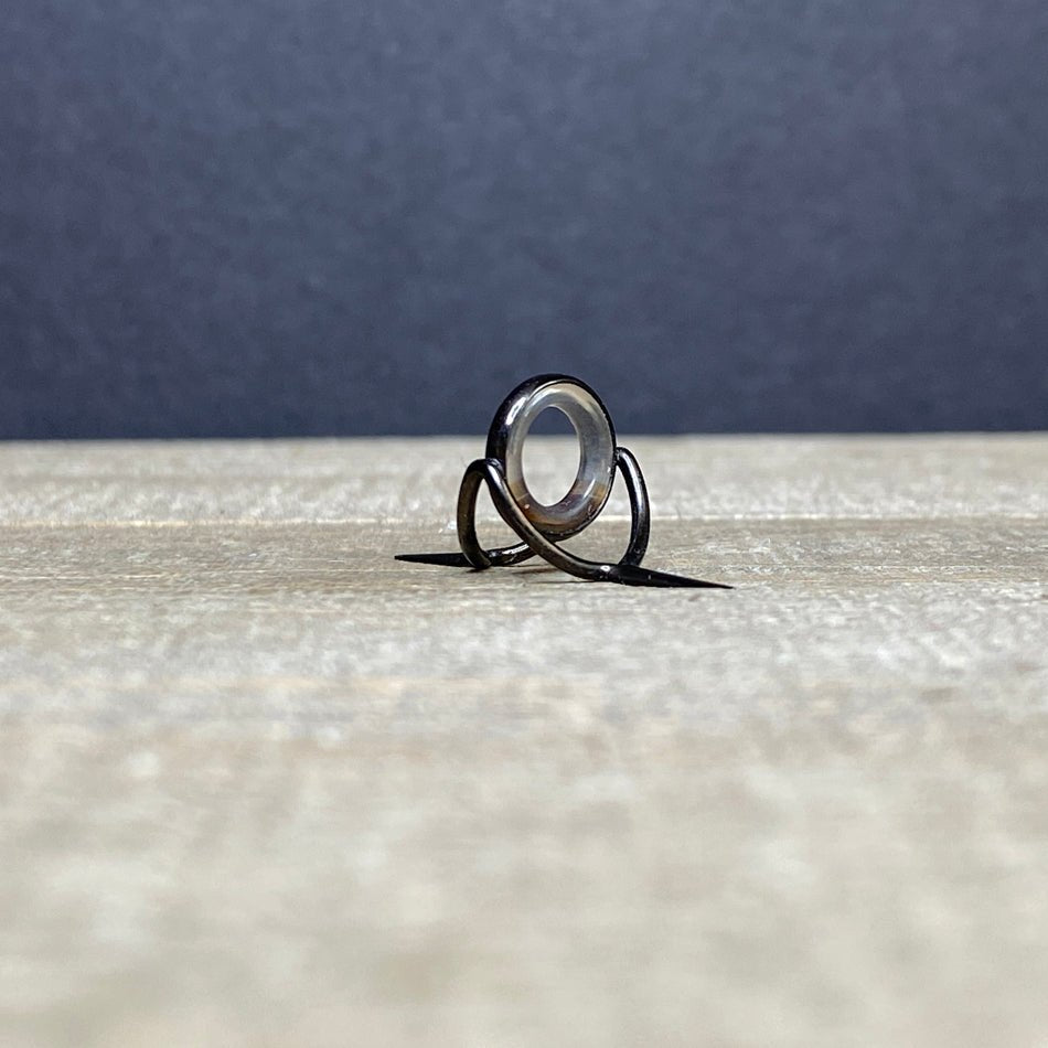 10mm Agate Stripping Guide Black Nickel - Fish On! Custom Rods