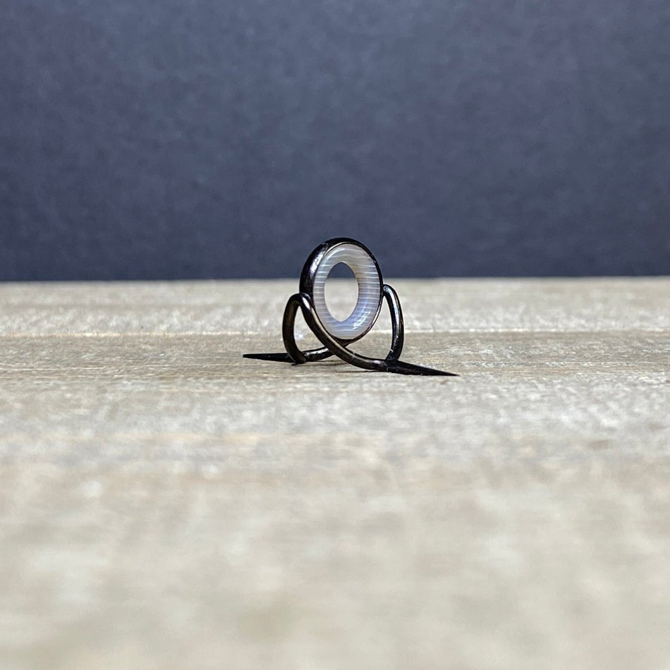 10mm Agate Stripping Guide Black Nickel - Fish On! Custom Rods