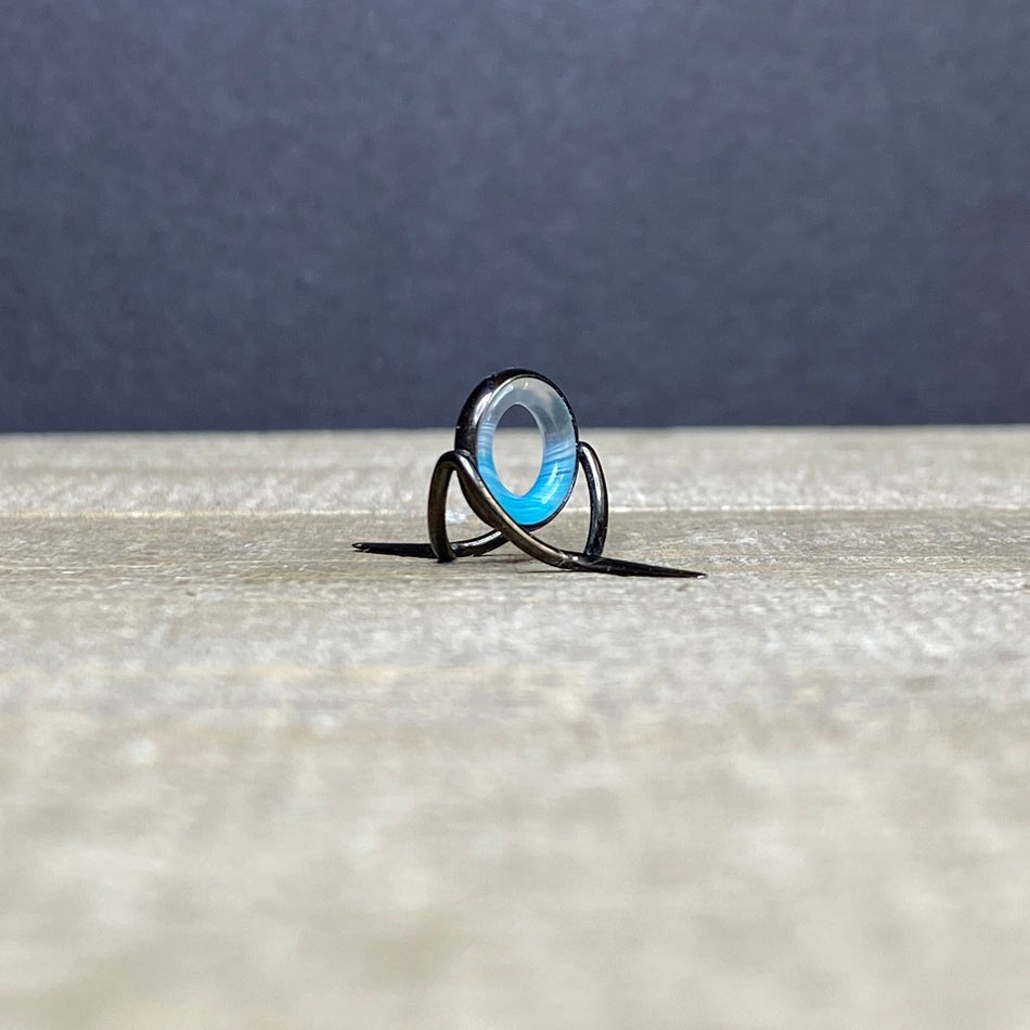 10mm Agate Stripping Guide Black Nickel - Fish On! Custom Rods