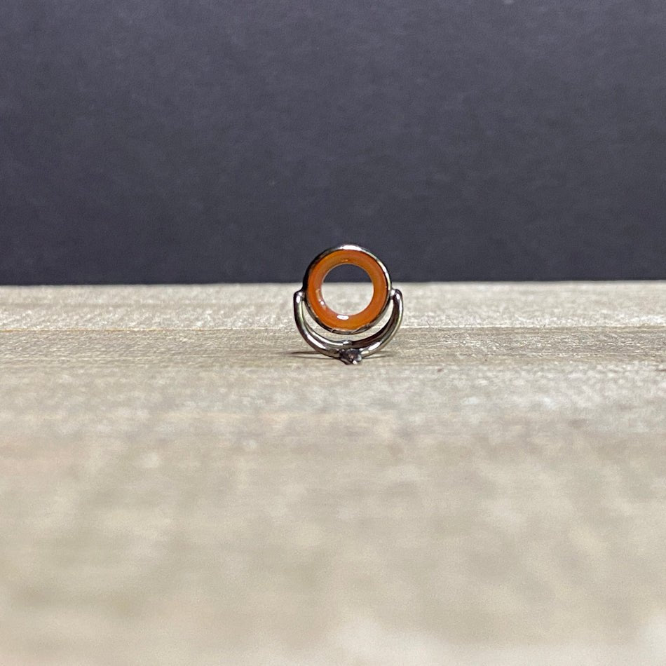 10mm Agate Stripping Guide Black Nickel - Fish On! Custom Rods