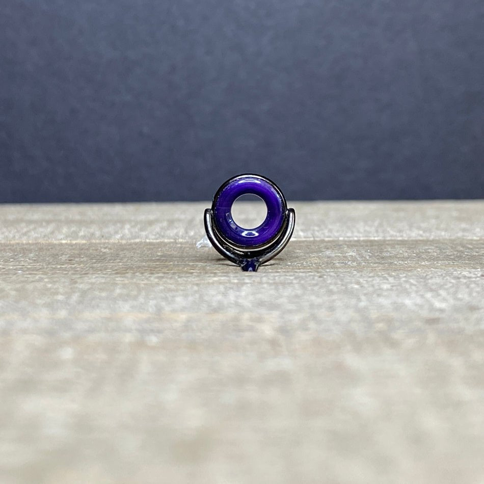 10mm Agate Stripping Guide Black Nickel - Fish On! Custom Rods