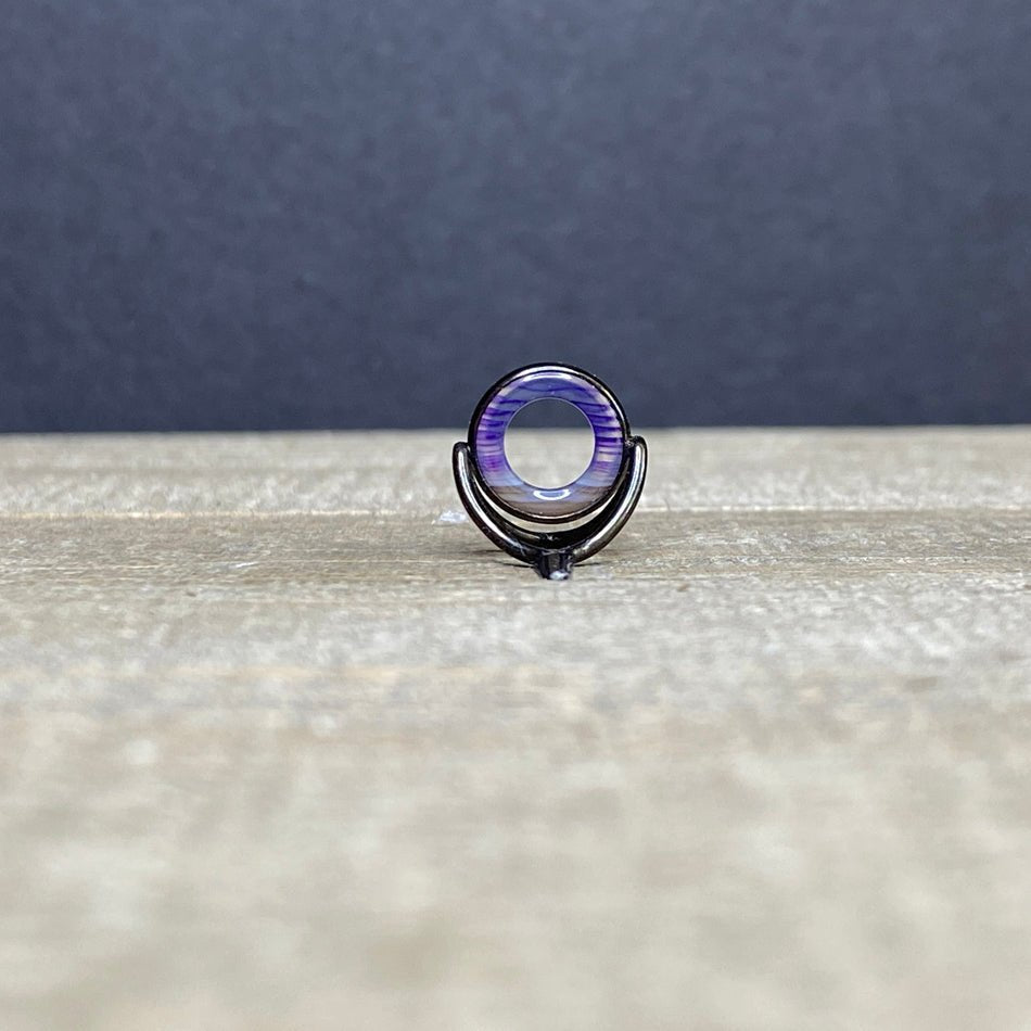 10mm Agate Stripping Guide Black Nickel - Fish On! Custom Rods