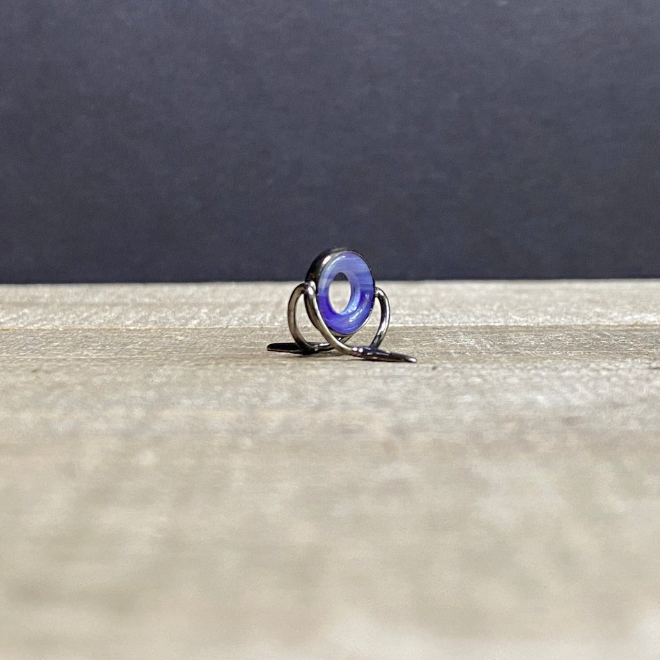 10mm Agate Stripping Guide Black Nickel - Fish On! Custom Rods