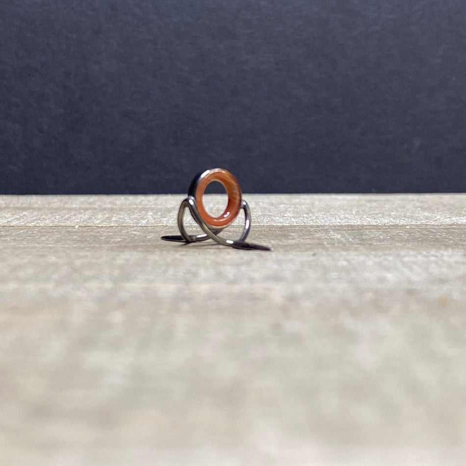 10mm Agate Stripping Guide Black Nickel - Fish On! Custom Rods