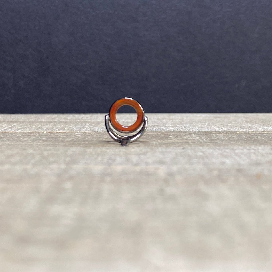 10mm Agate Stripping Guide Black Nickel - Fish On! Custom Rods