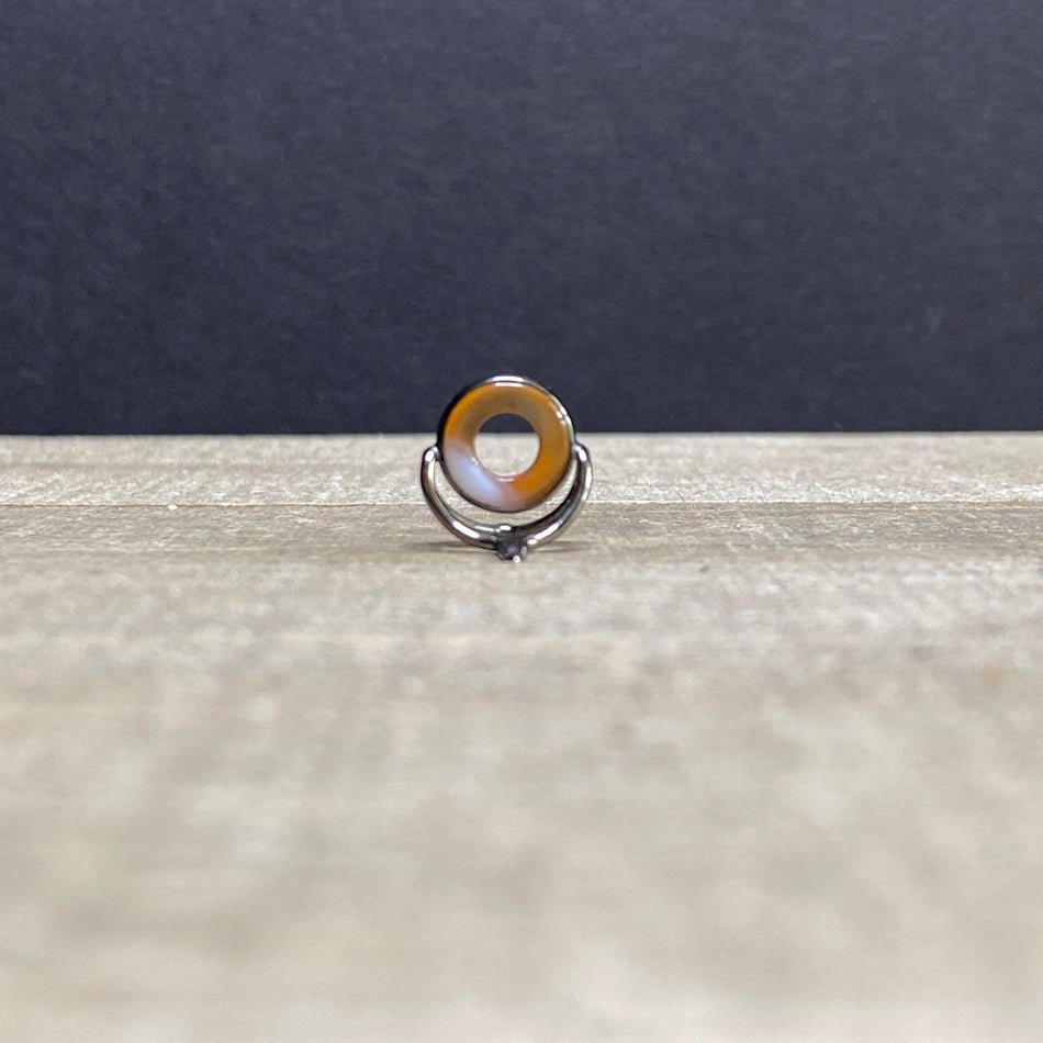 10mm Agate Stripping Guide Black Nickel - Fish On! Custom Rods