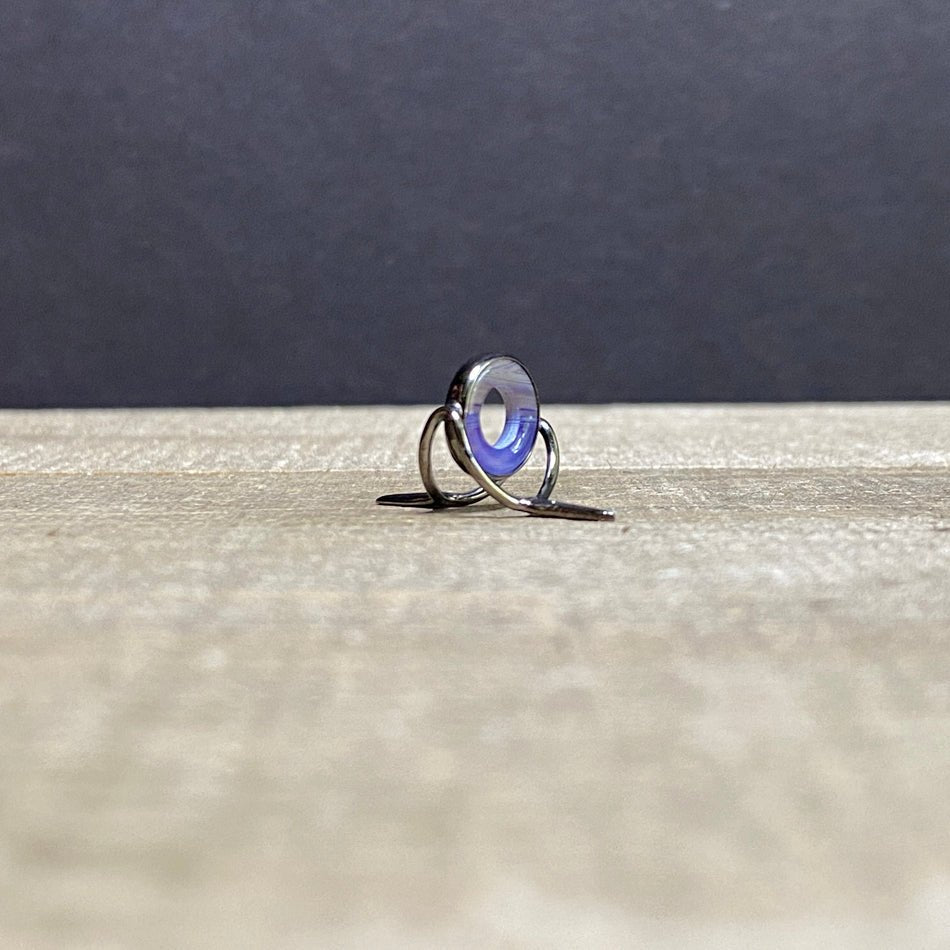 10mm Agate Stripping Guide Black Nickel - Fish On! Custom Rods