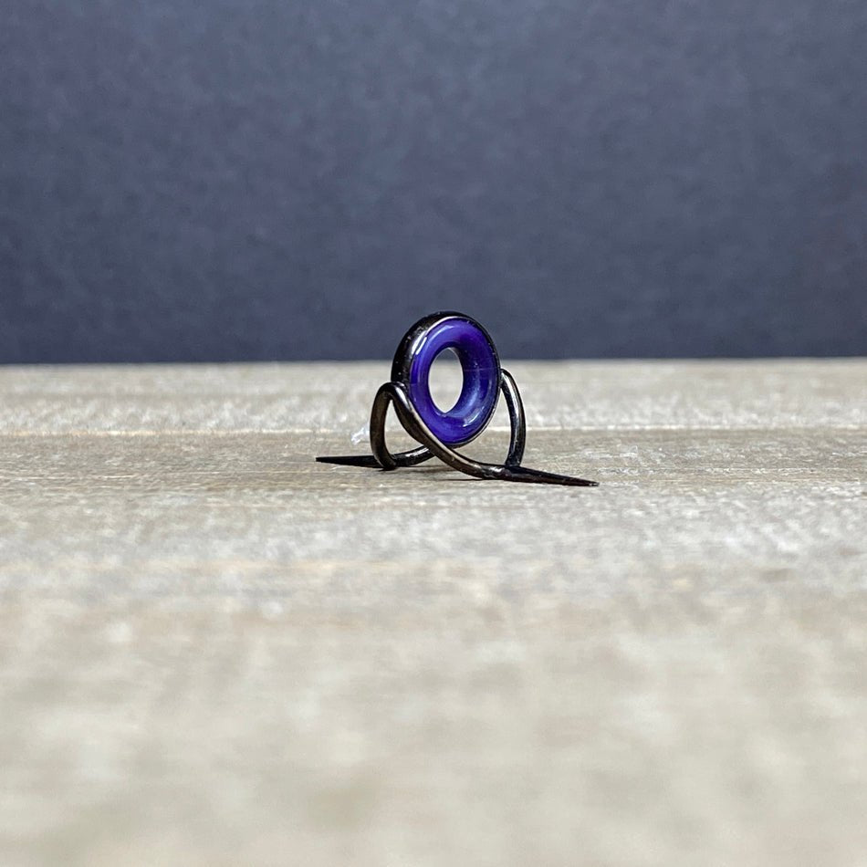 10mm Agate Stripping Guide Black Nickel - Fish On! Custom Rods