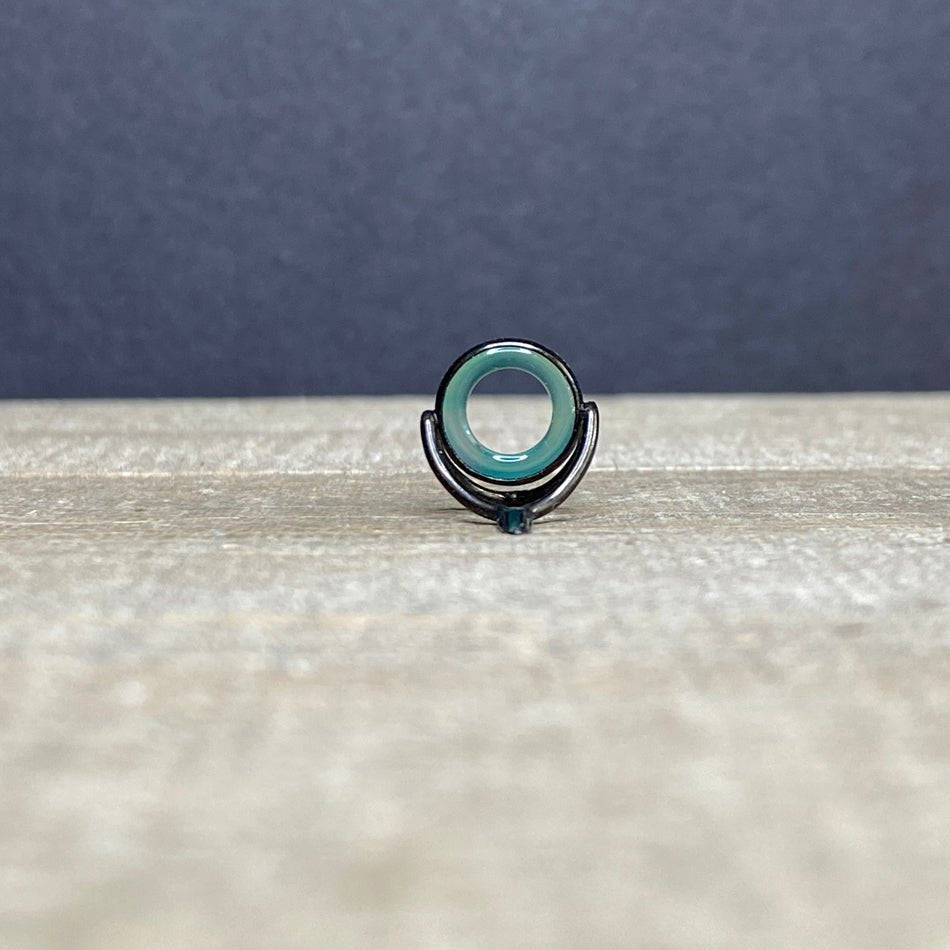 10mm Agate Stripping Guide Black Nickel - Fish On! Custom Rods