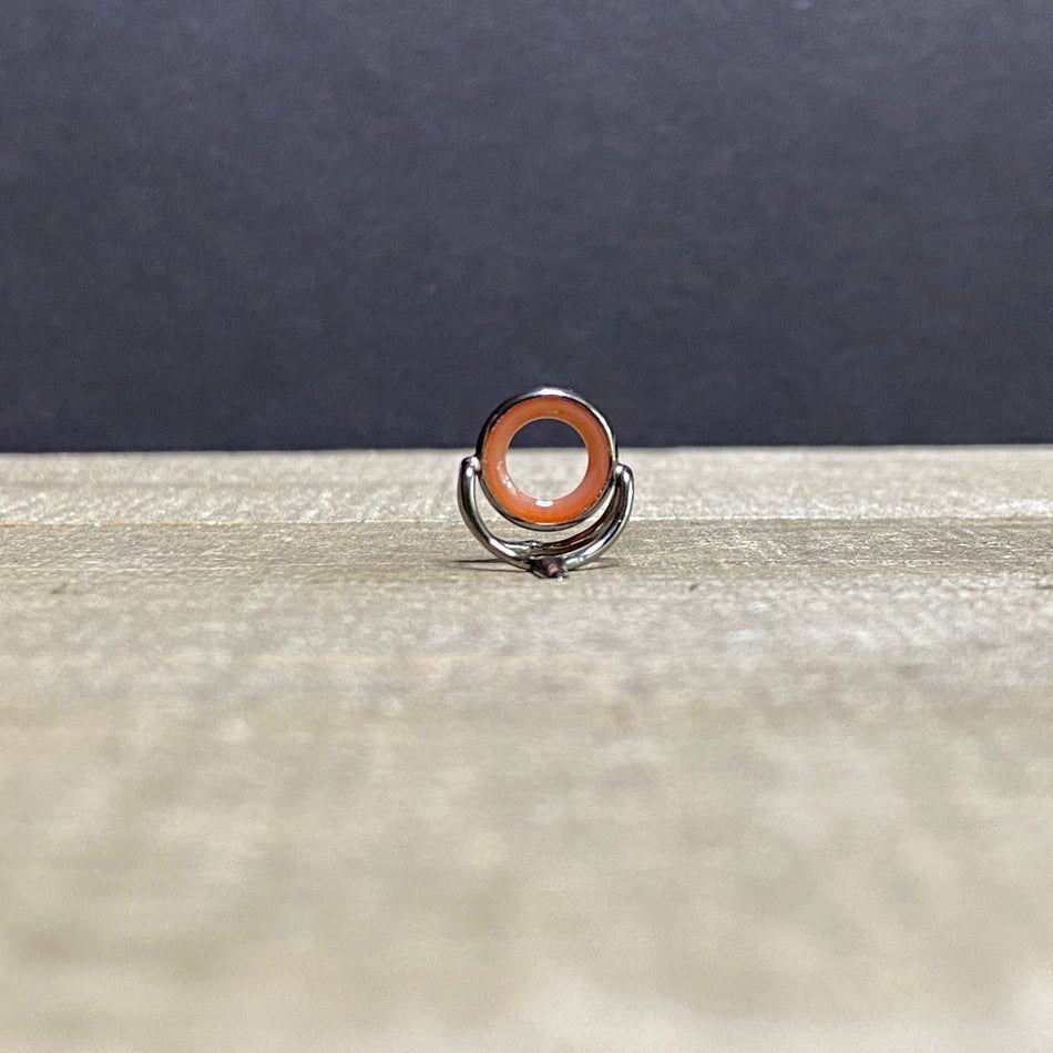 10mm Agate Stripping Guide Black Nickel - Fish On! Custom Rods