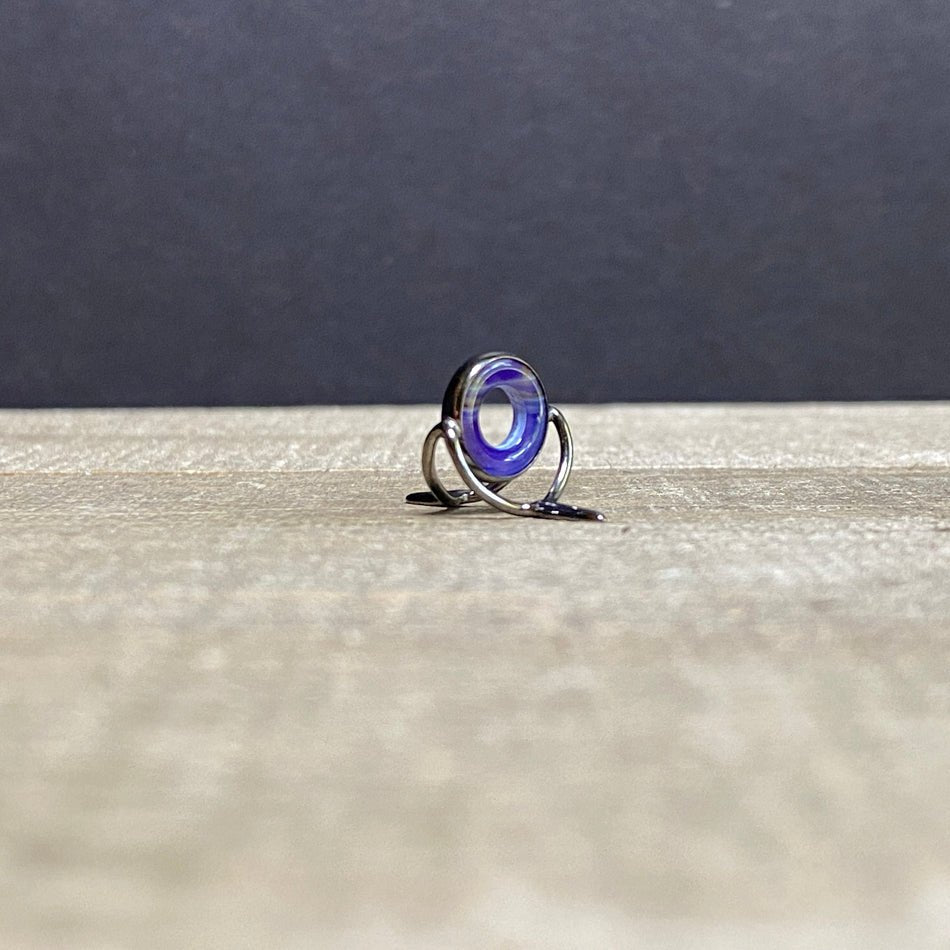 10mm Agate Stripping Guide Black Nickel - Fish On! Custom Rods