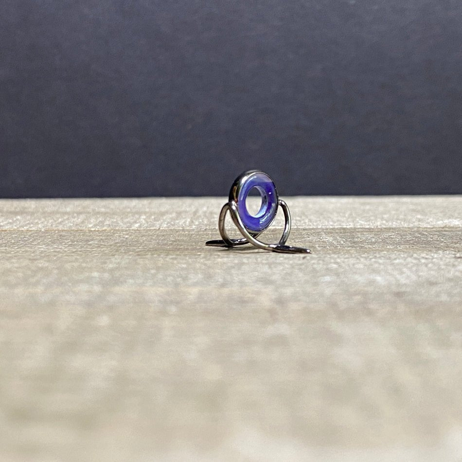 10mm Agate Stripping Guide Black Nickel - Fish On! Custom Rods