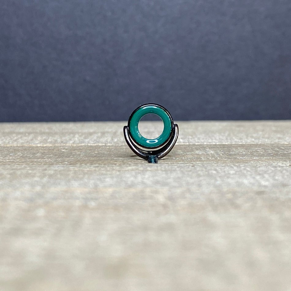 10mm Agate Stripping Guide Black Nickel - Fish On! Custom Rods