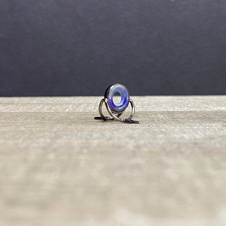 10mm Agate Stripping Guide Black Nickel - Fish On! Custom Rods