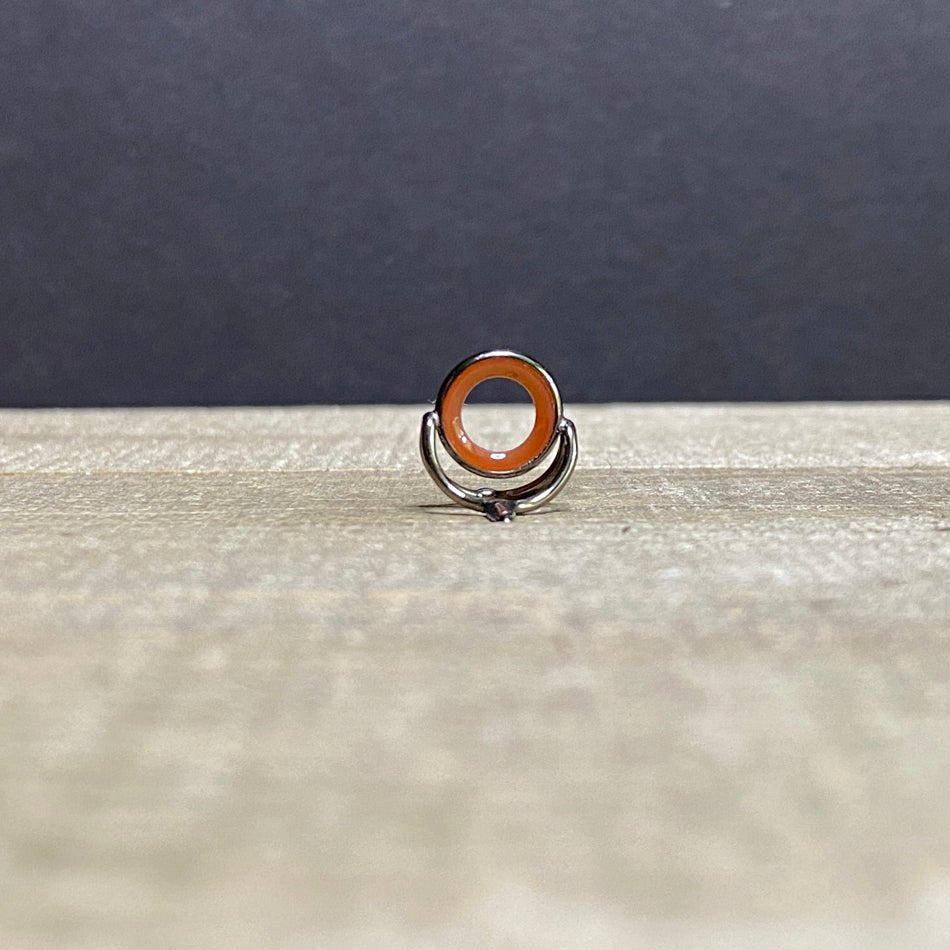 10mm Agate Stripping Guide Black Nickel - Fish On! Custom Rods