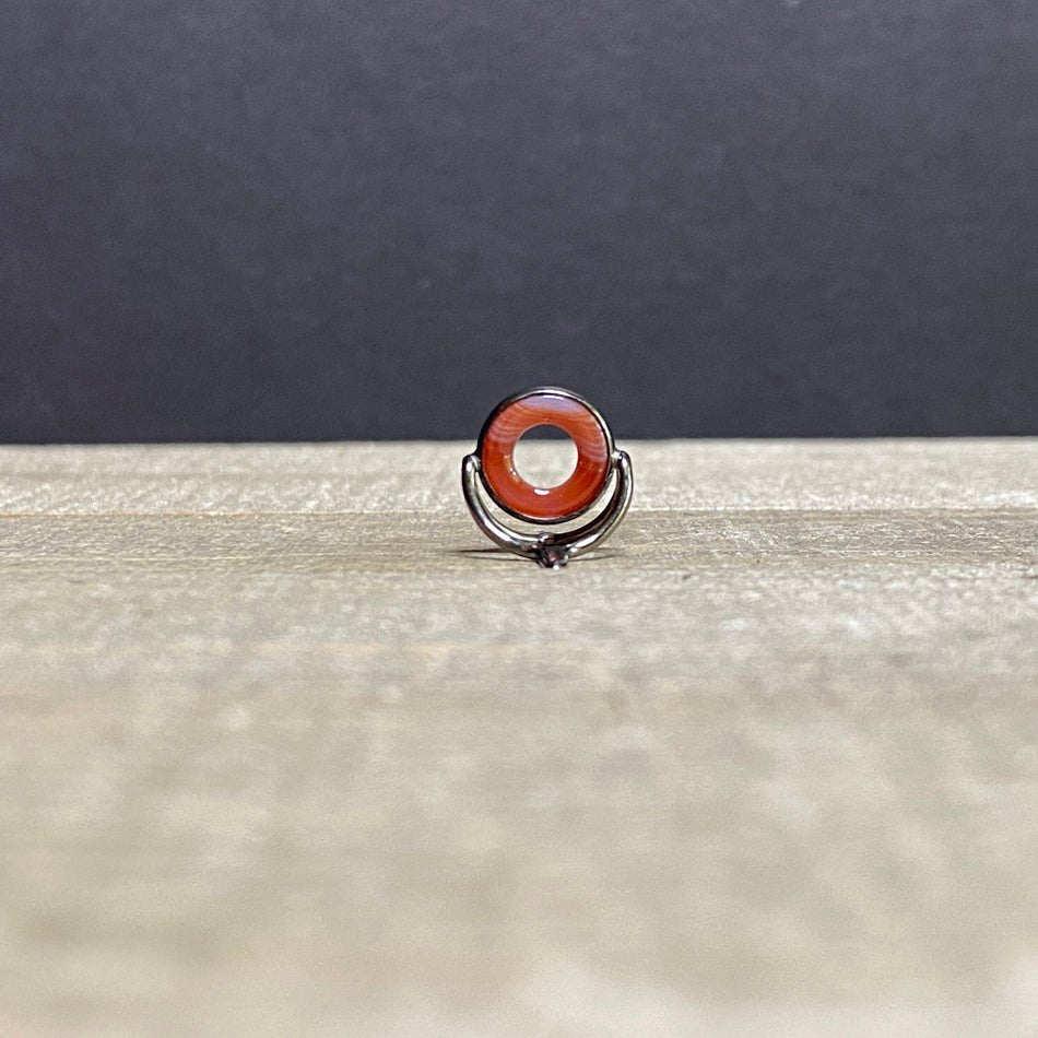 10mm Agate Stripping Guide Black Nickel - Fish On! Custom Rods