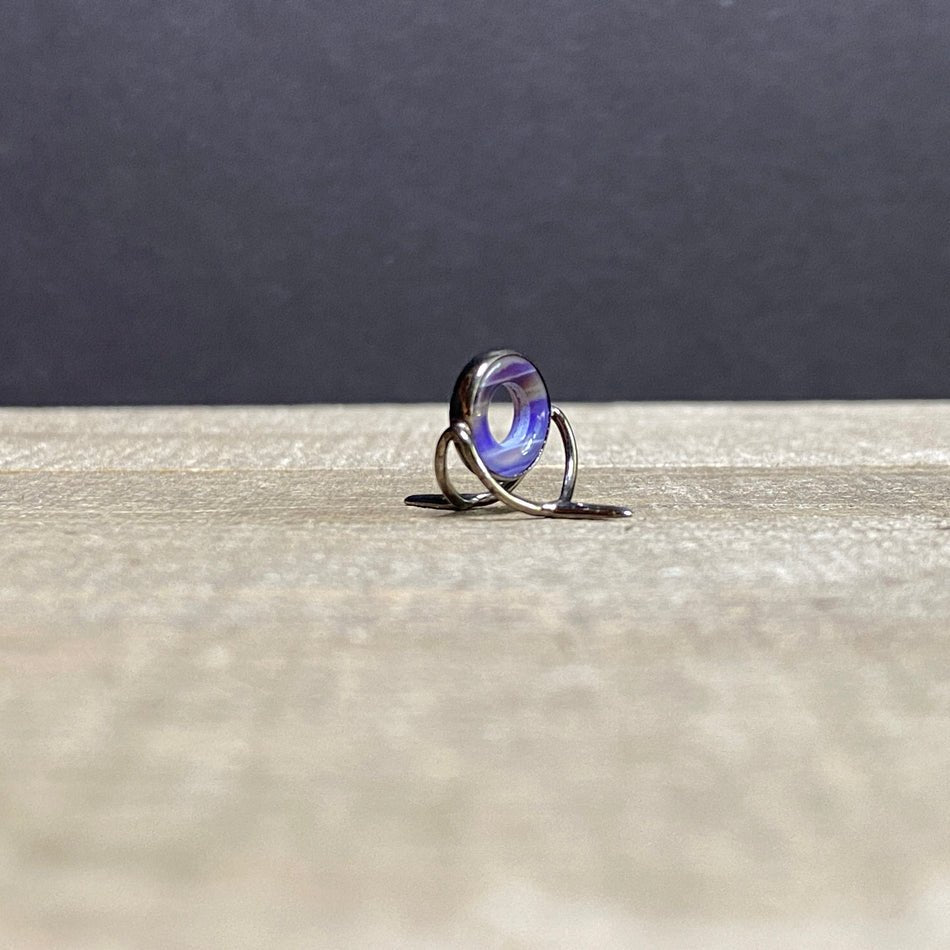 10mm Agate Stripping Guide Black Nickel - Fish On! Custom Rods