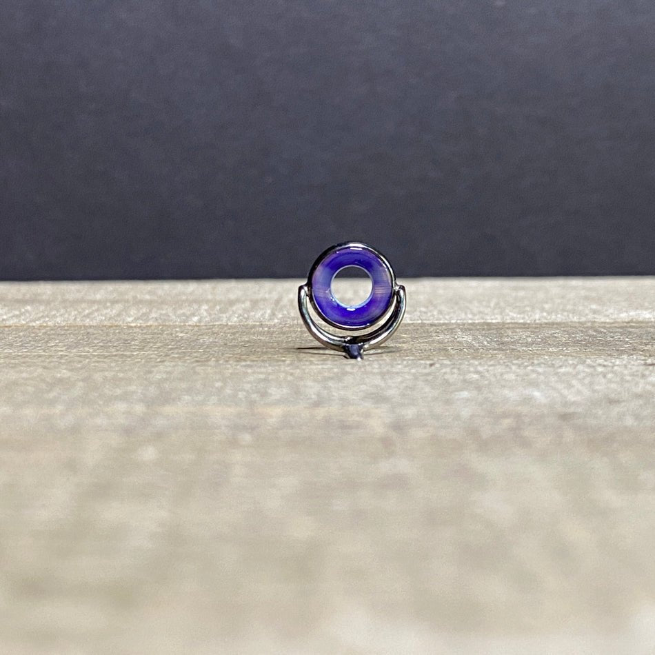 10mm Agate Stripping Guide Black Nickel - Fish On! Custom Rods