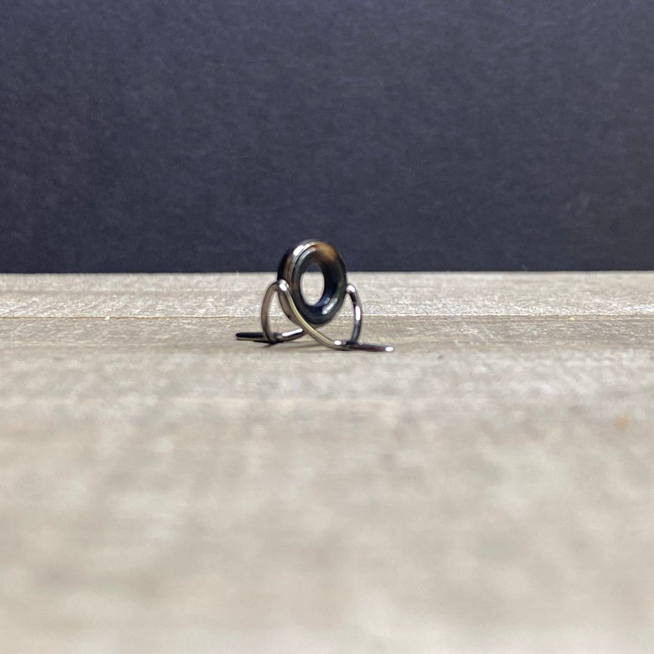 10mm Agate Stripping Guide Black Nickel - Fish On! Custom Rods