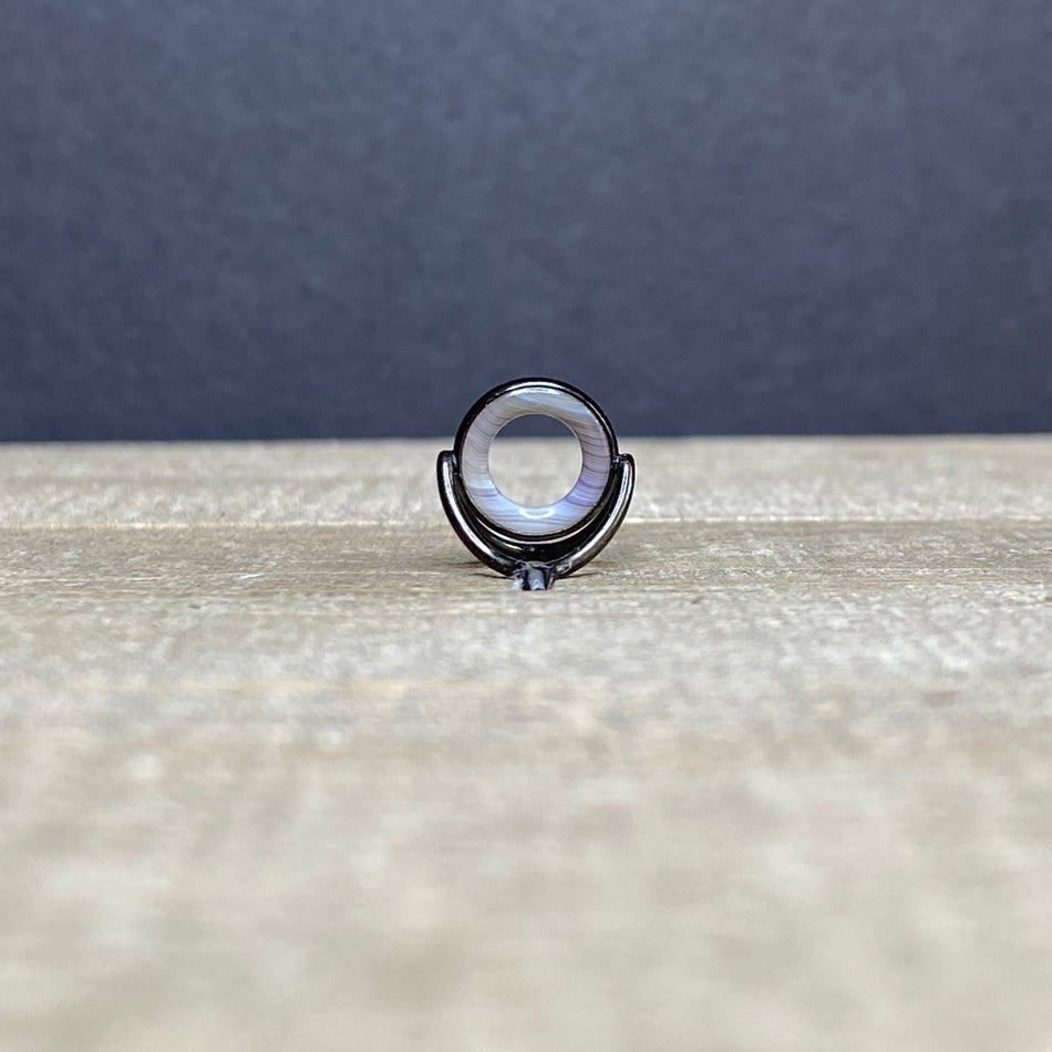 10mm Agate Stripping Guide Black Nickel - Fish On! Custom Rods