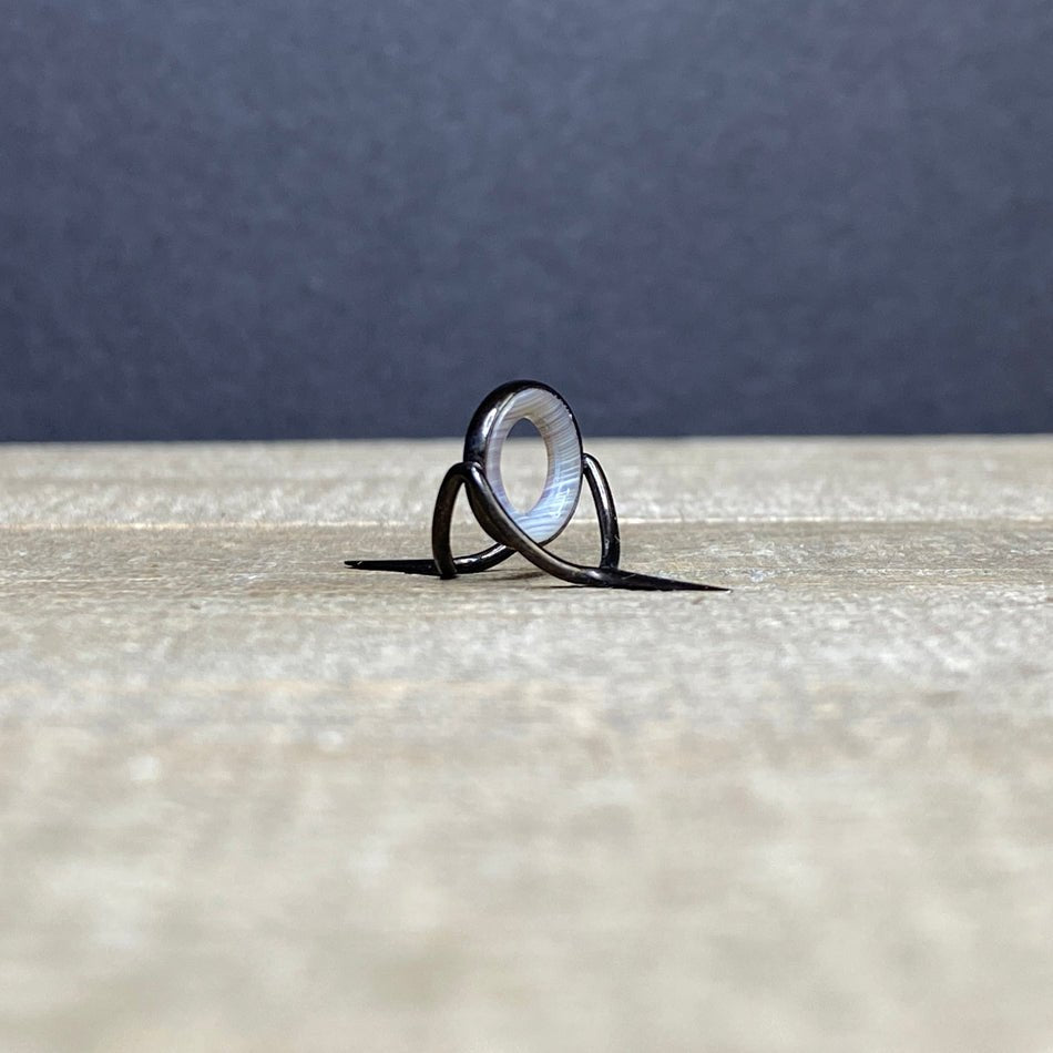 10mm Agate Stripping Guide Black Nickel - Fish On! Custom Rods