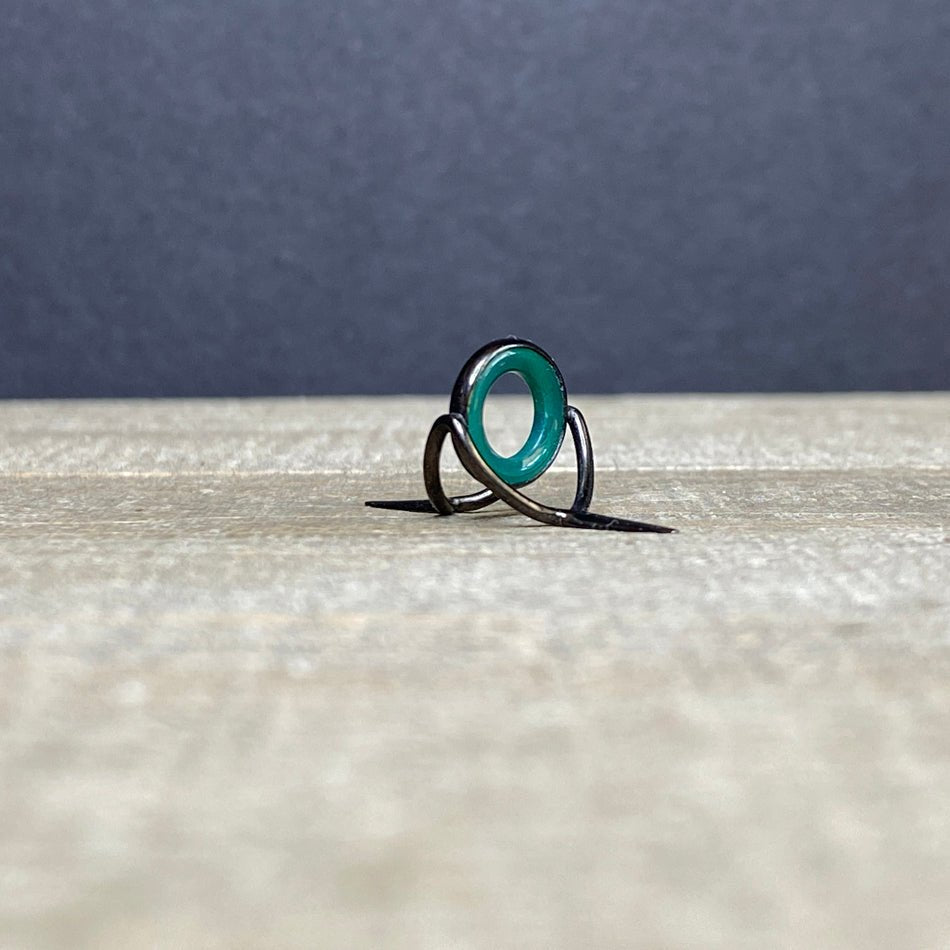 10mm Agate Stripping Guide Black Nickel - Fish On! Custom Rods