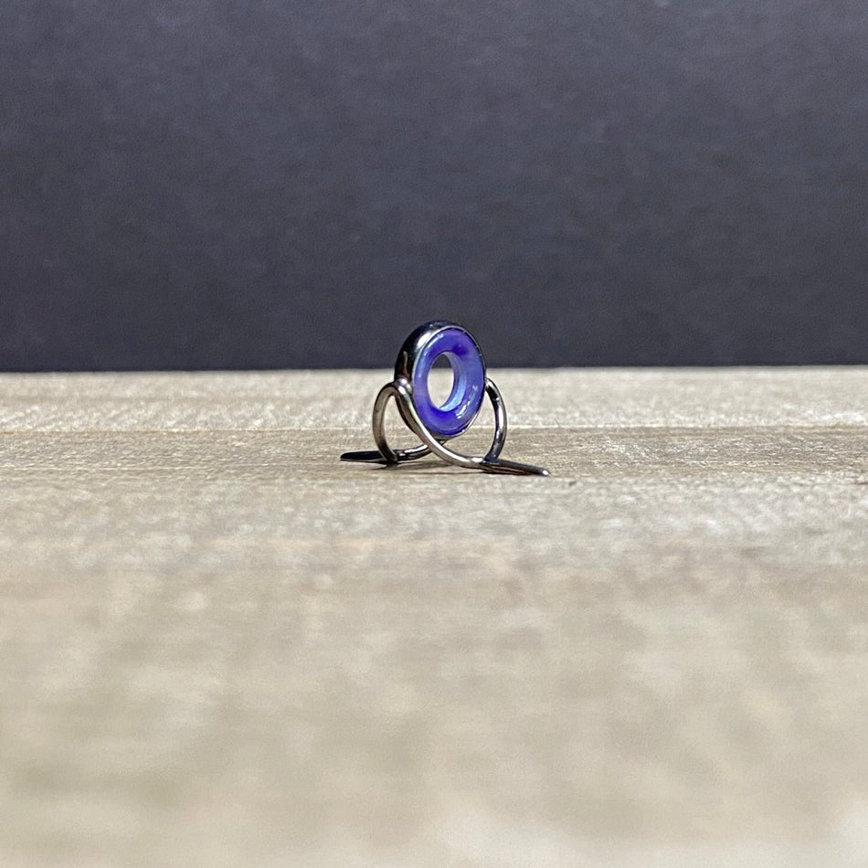 10mm Agate Stripping Guide Black Nickel - Fish On! Custom Rods