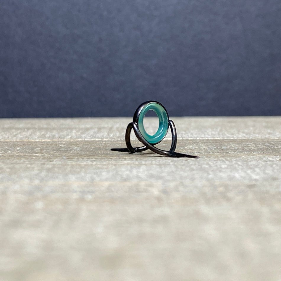 10mm Agate Stripping Guide Black Nickel - Fish On! Custom Rods