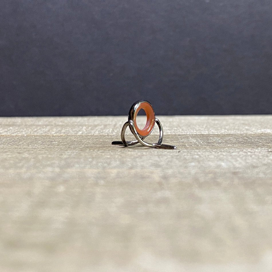 10mm Agate Stripping Guide Black Nickel - Fish On! Custom Rods