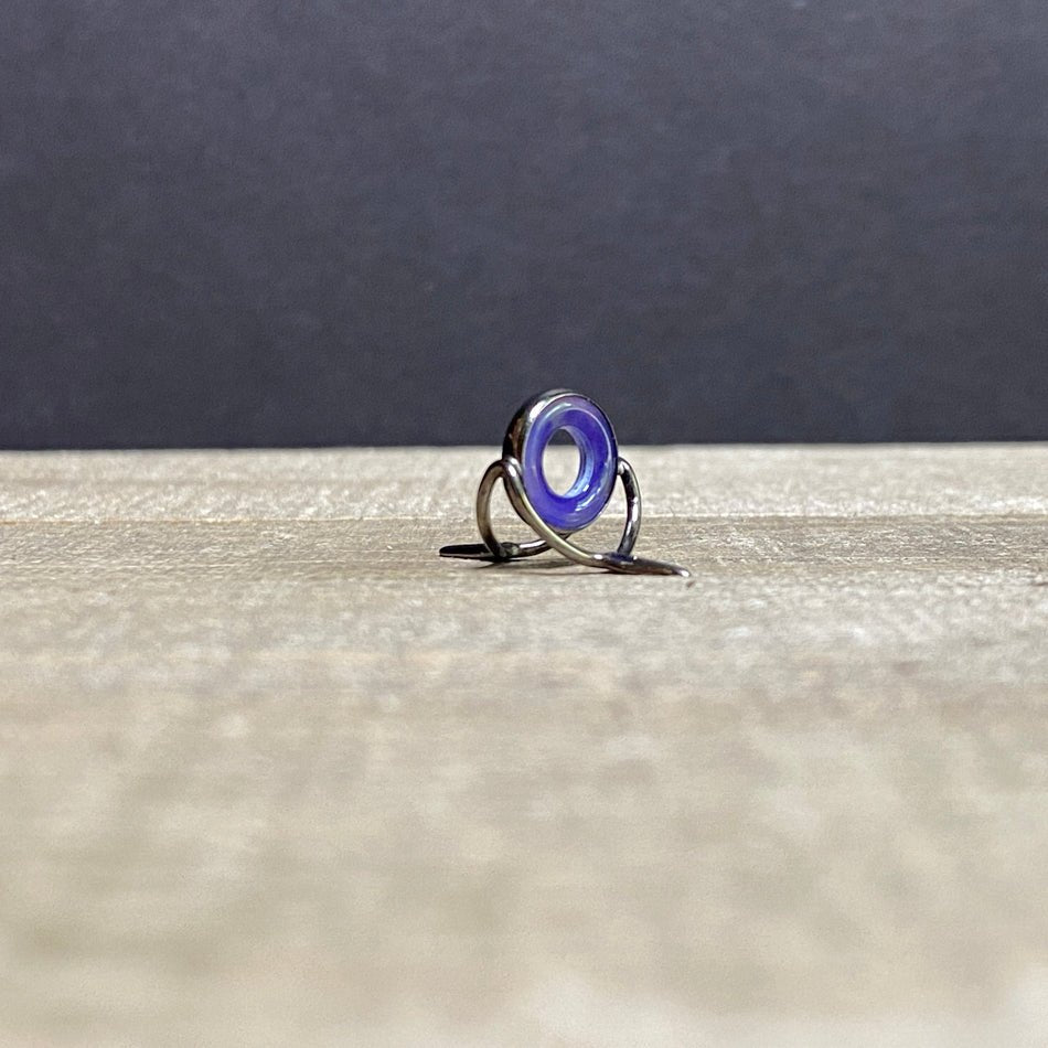 10mm Agate Stripping Guide Black Nickel - Fish On! Custom Rods