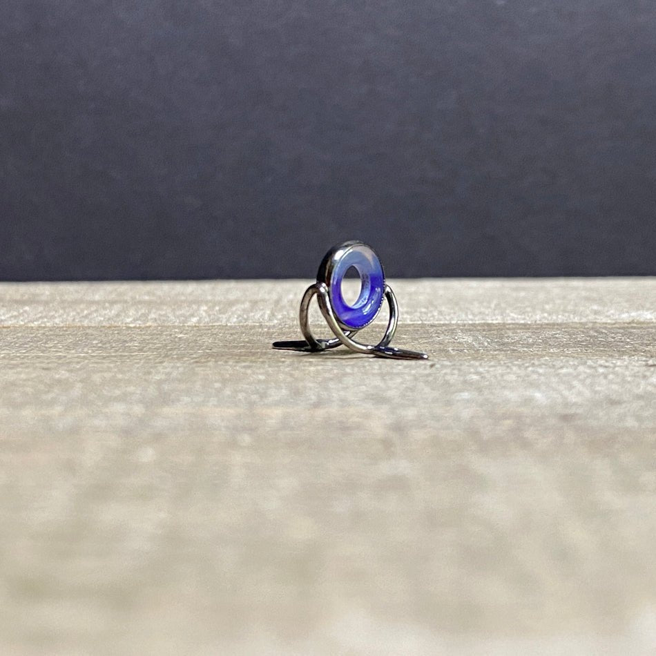 10mm Agate Stripping Guide Black Nickel - Fish On! Custom Rods