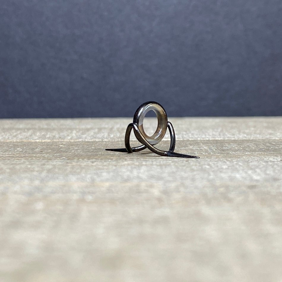 10mm Agate Stripping Guide Black Nickel - Fish On! Custom Rods