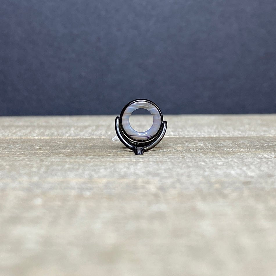 10mm Agate Stripping Guide Black Nickel - Fish On! Custom Rods