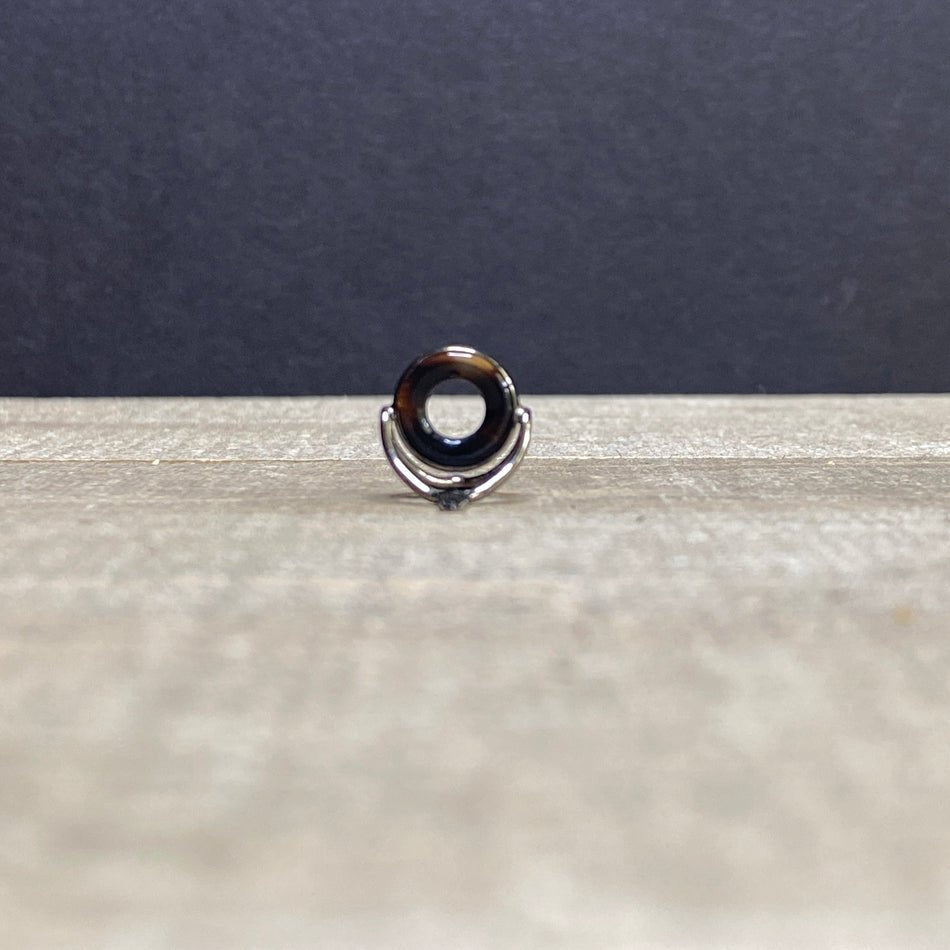 10mm Agate Stripping Guide Black Nickel - Fish On! Custom Rods