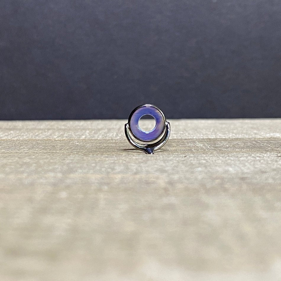 10mm Agate Stripping Guide Black Nickel - Fish On! Custom Rods