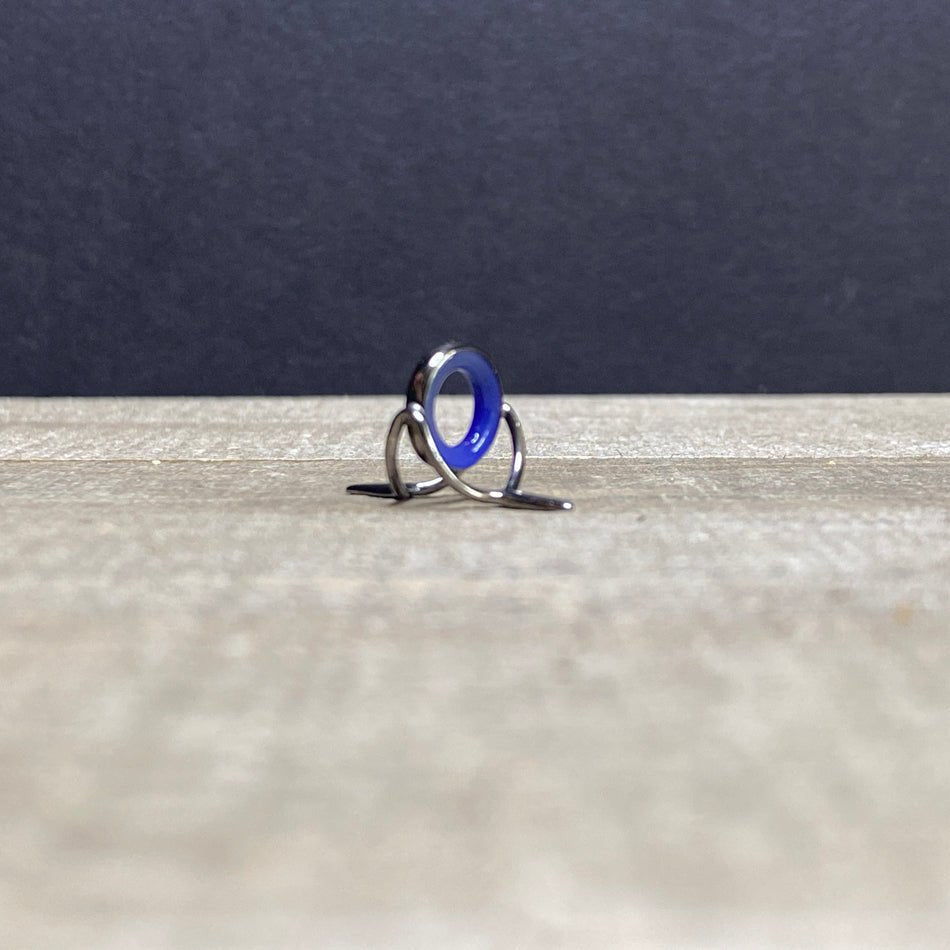 10mm Agate Stripping Guide Black Nickel - Fish On! Custom Rods