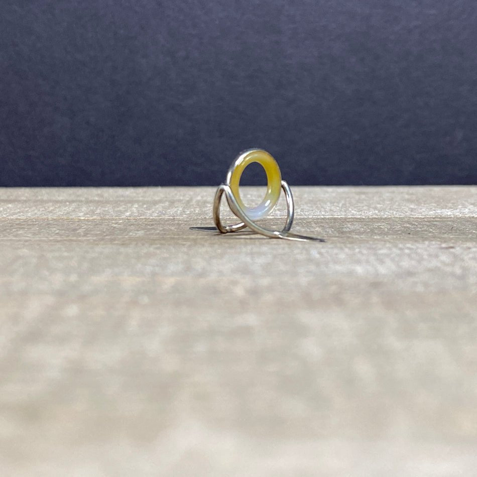 12mm Agate Stripping Guide - Fish On! Custom Rods