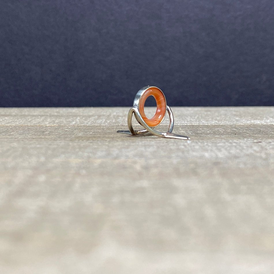 12mm Agate Stripping Guide - Fish On! Custom Rods