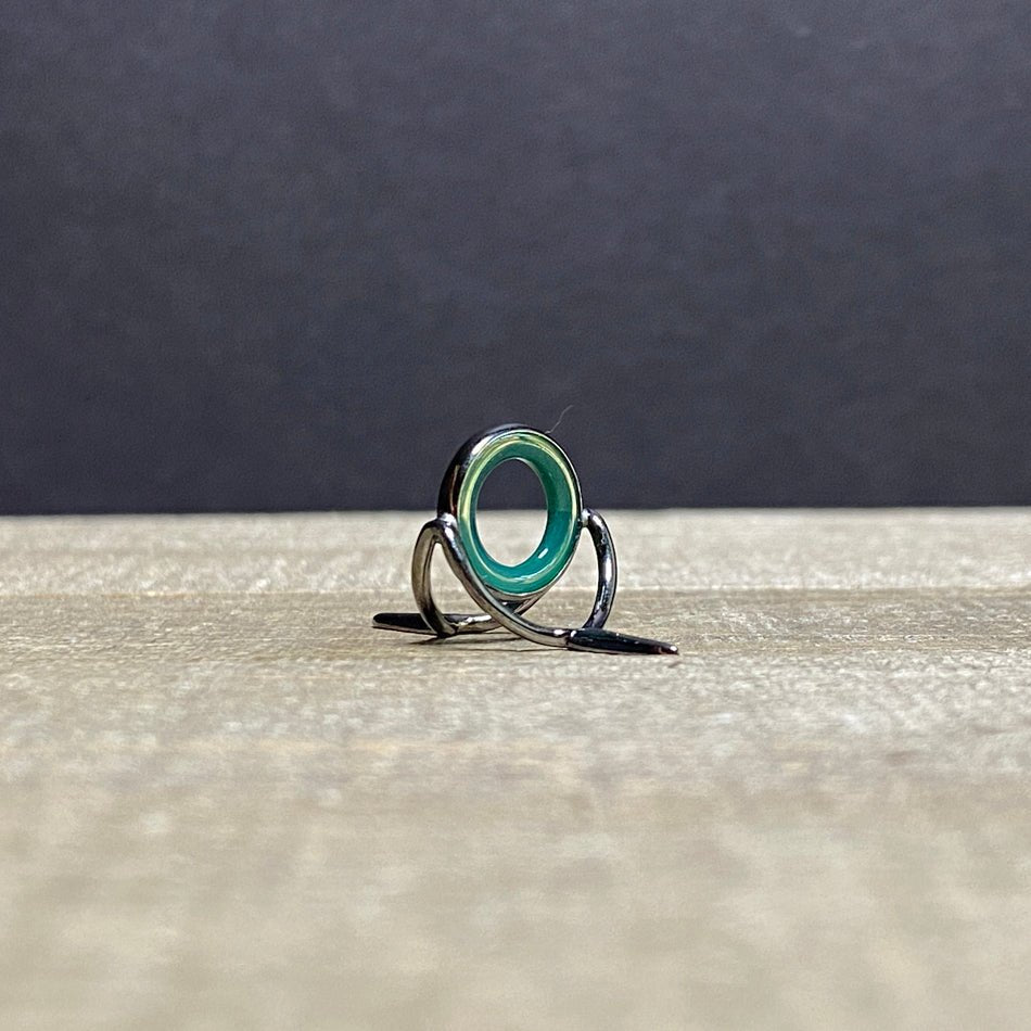 12mm Agate Stripping Guide Black Nickel - Fish On! Custom Rods