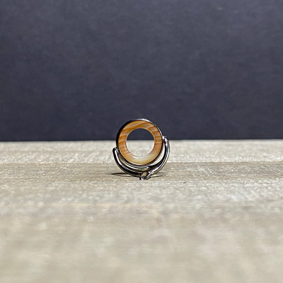 12mm Agate Stripping Guide Black Nickel - Fish On! Custom Rods