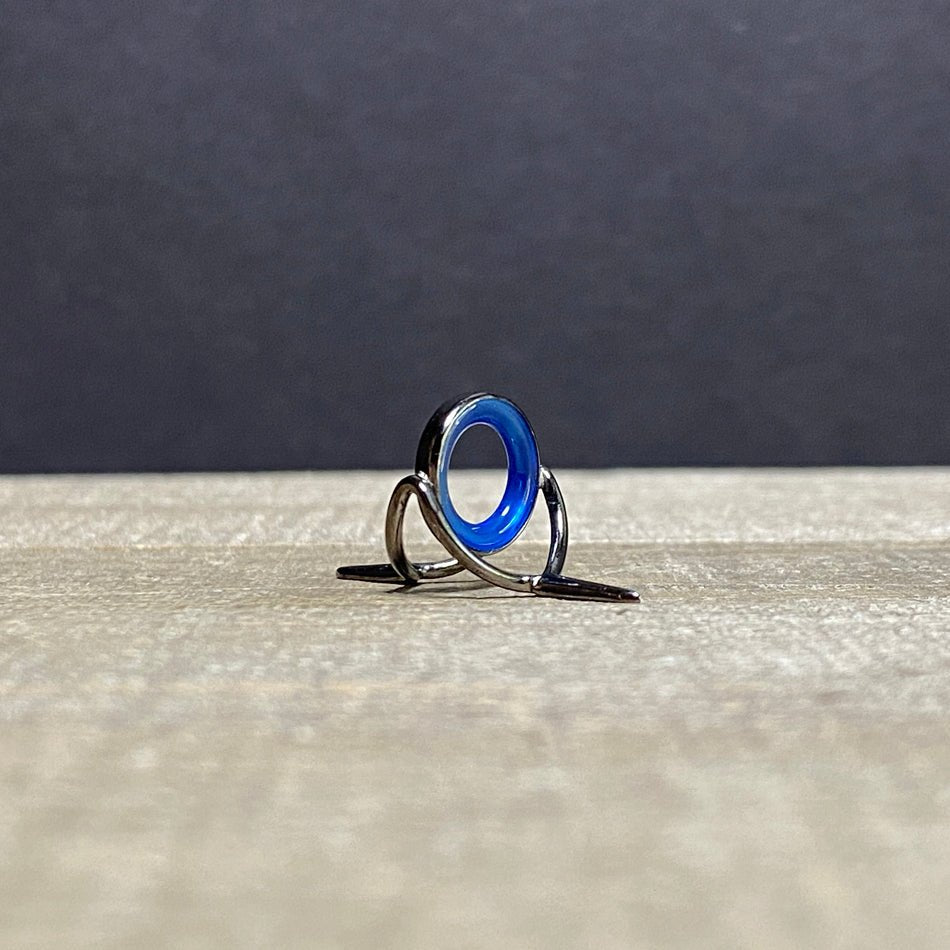 12mm Agate Stripping Guide Black Nickel - Fish On! Custom Rods