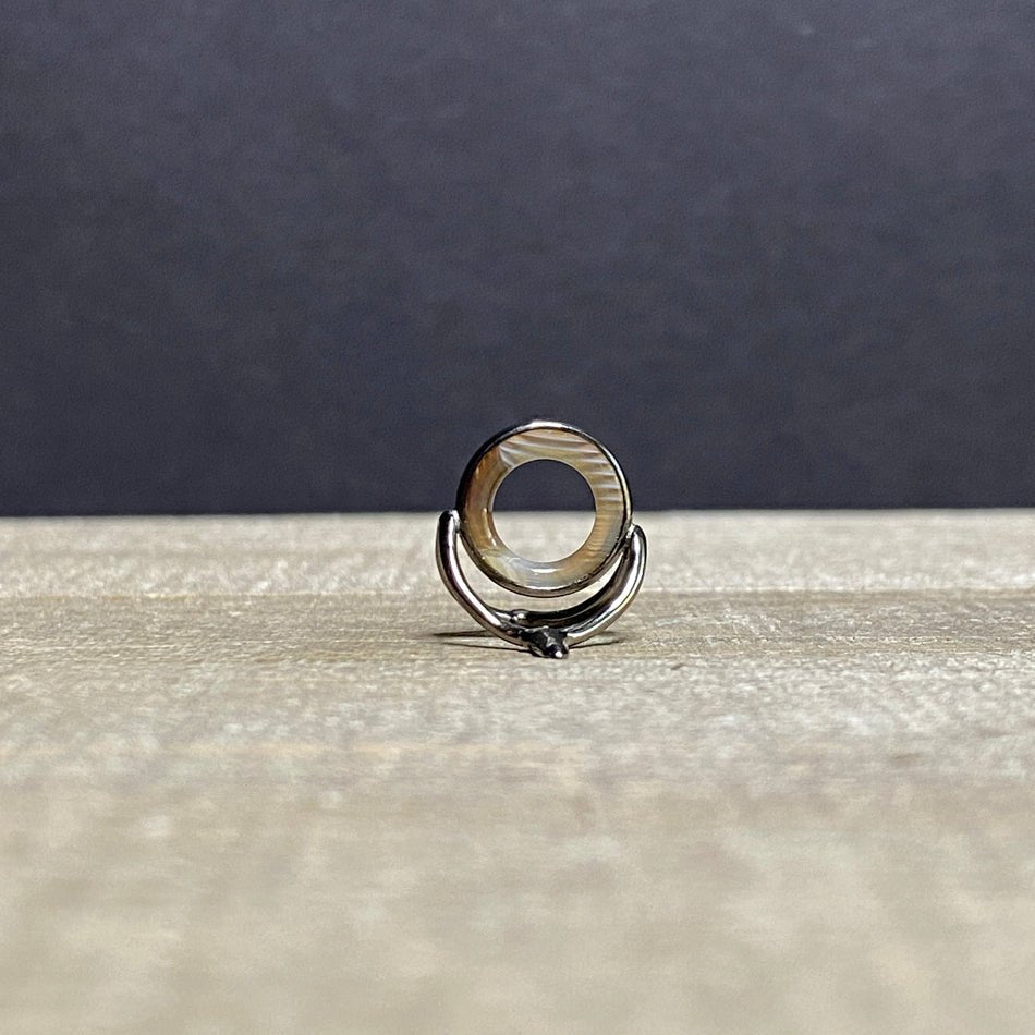 12mm Agate Stripping Guide Black Nickel - Fish On! Custom Rods